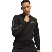 Imagen SUDADERA PUMA ESSENTIALS TAPE MINIMAL GOL NEGRO 685290-01 HOODIE HOMBRE