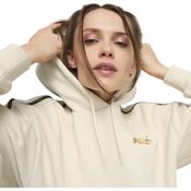Imagen SUDADERA PUMA ESSENTIALS TAPE MINIMAL GOL BEIGE 685293-87 HOODIE MUJER