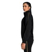 Imagen SUDADERA PUMA ESSENTIALS TAPE MINIMAL GOL ZIP CREMALLERA NEGRO 685294-01 HOODIE MUJER