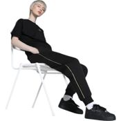 Imagen PANTALONES PUMA ESSENTIALS TAPE MINIMAL GOLD SWEATPANTS FLEECE NEGRO 685296-01 MUJER