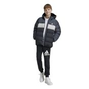 Imagen CHAQUETON ADIDAS JUNIOR SYNTHETIC DOWN GRIS NEGRO IY6918 CHAQUETA NIÑO