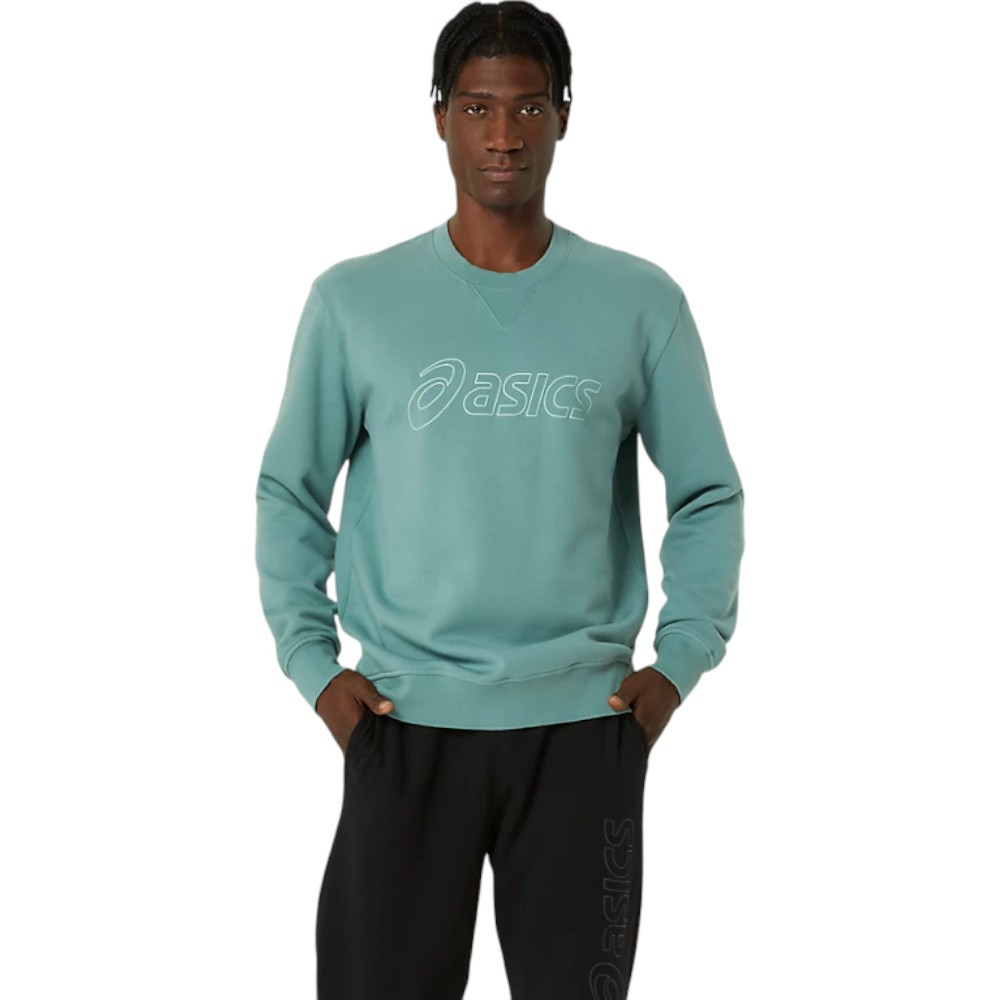 Imagen SUDADERA ASICS SWEATSHIRT VERDE 2031E192-302 HOODIE HOMBRE