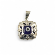 Colgante de Plata Ojo Turco Cuadrado 1