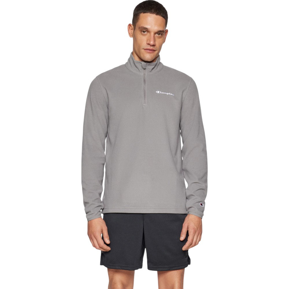 Imagen SUDADERA CHAMPION POLAR CREMALLERA GRIS DECE 220446-ES072 POLAR HOMBRE