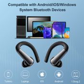Auriculares Deportivos bluetooth Gama alta X13 con Micrófono y Pantalla Led 4