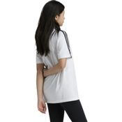 Imagen CAMISETA ADIDAS ESSENTIALS 3 BANDAS ALGODON LOOSE BLANCAS IY5018 T SHIRT NIÑA