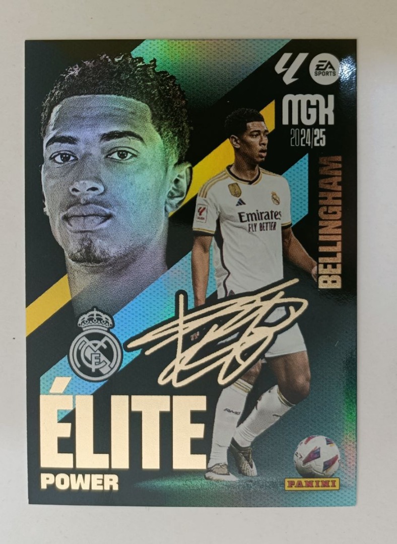 PANINI Bellingham Elite Power Firmada Megacrack 2024 2025 MGK 24 25 Panini
