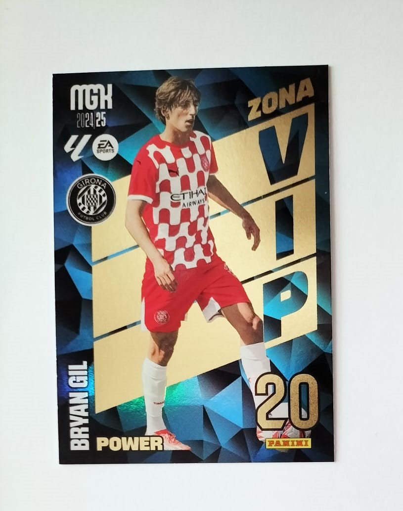 PANINI Bryan Gil Nuevo Zona Vip Power Megacrack 2024 2025 MGK 24 25 Panini