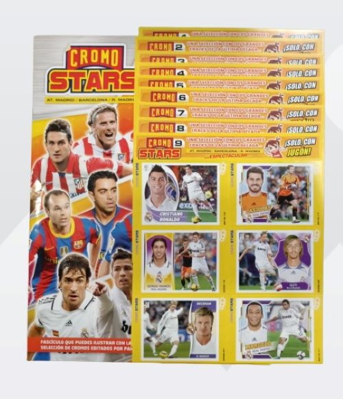 PANINI Cromo Stars Panini Album + Todos los cromos(54) sin pegar 2016 2017
