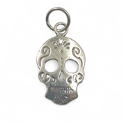 Colgante La Catrina Mediana Plata 1r Ley