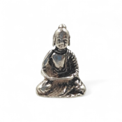 Colgante Buda Meditador Plata 1r Ley