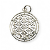 Colgante Flor de la Vida Mediano Plata 1r Ley