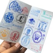 Credencial peregrino del Camino de Santiago sellos