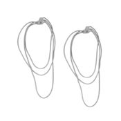 Pendientes tres cadenas largas