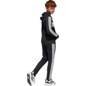 Imagen CHANDAL ADIDAS J 3BANDAS TIB FLEECE NEGRO GRIS BLANCAS JC7520 NIÑO NIÑA