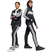 Imagen CHANDAL ADIDAS J 3BANDAS TIB FLEECE NEGRO GRIS BLANCAS JC7520 NIÑO NIÑA
