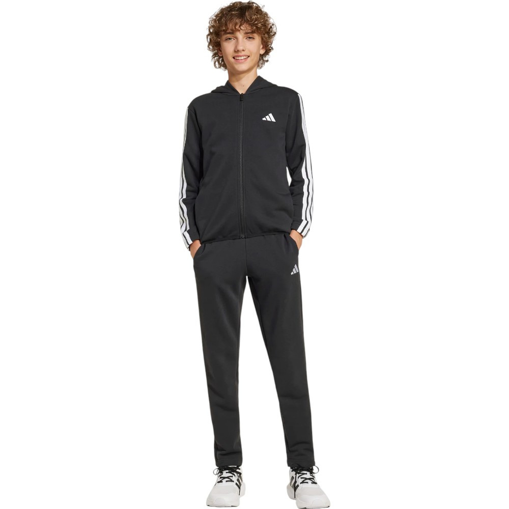 Imagen CHANDAL ADIDAS 5 J 3BANDAS 220 NEGRO BLANCAS JD6505 NIÑO NIÑA