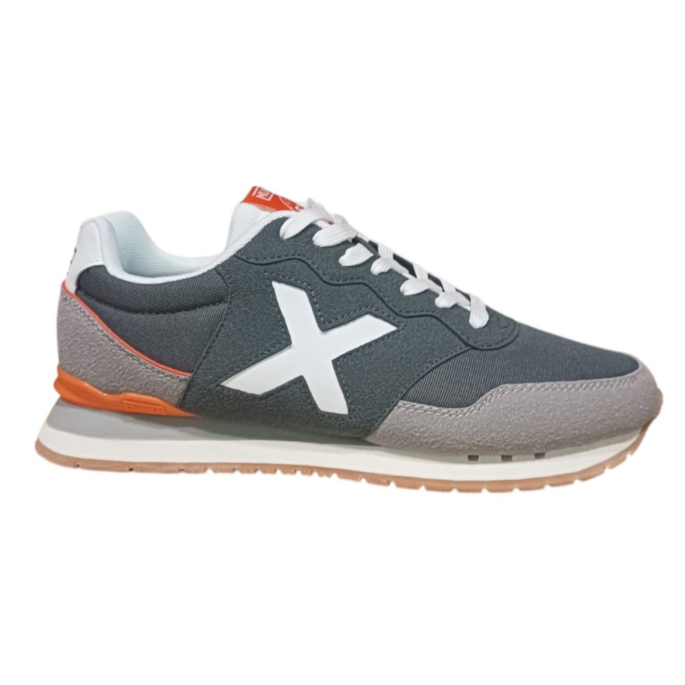 Imagen ZAPATILLAS MUNICH DASH 251 GRIS OSCURO BLANCAS NARANJA 4150251 CASUAL HOMBRE