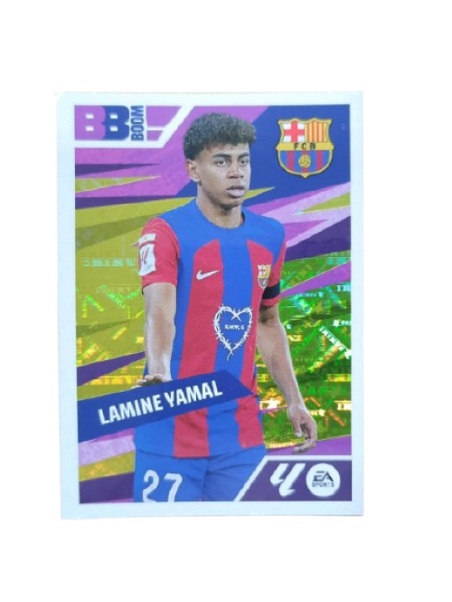 Lamine Yamal Cromo Carta BBBOOM Nº 13 Liga Este 2024 2025 Panini 1
