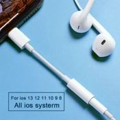Adaptador de auriculares Lighting a Jack 3.5mm.