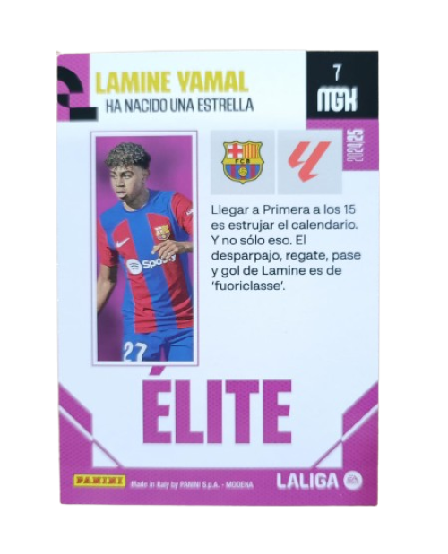 Lamine Yamal Élite Megacracks 2024 2025 MGK 24 25 Panini PANINI