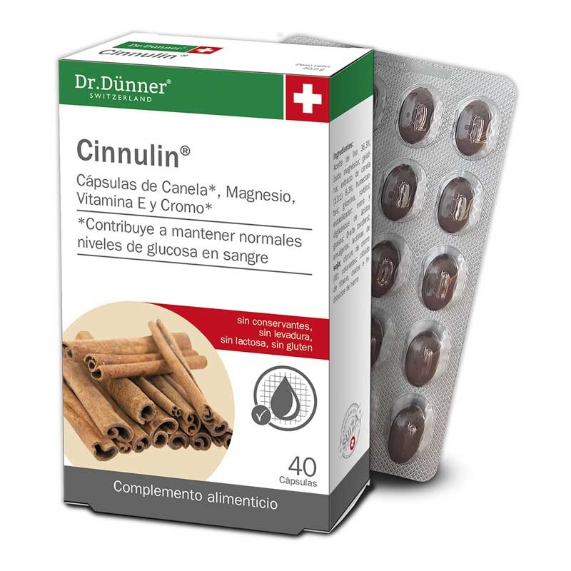 Dr Dunner Canela con cinnulin 40 capsulas Dr Dunner