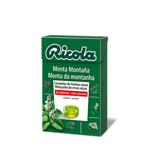 Ricola Caramelos de menta montaña sin azucar 50 g Ricola