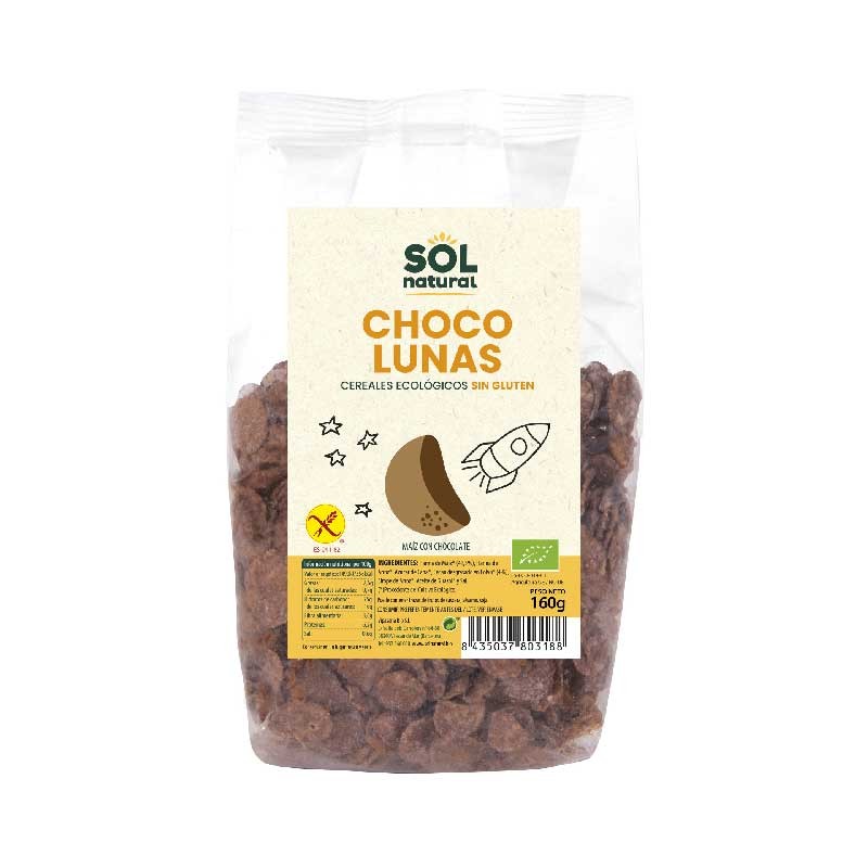 Sol Natural Cereales Choco Lunas sin gluten Bio 160g Sol Natural