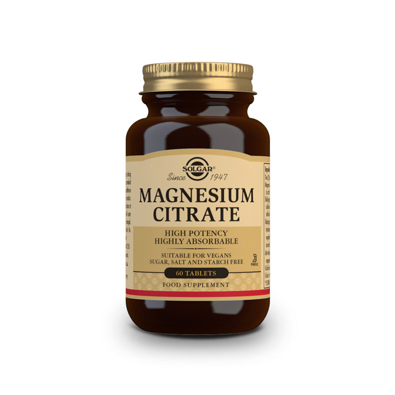 Solgar Citrato de Magnesio 200mg 60 comprimidos Solgar