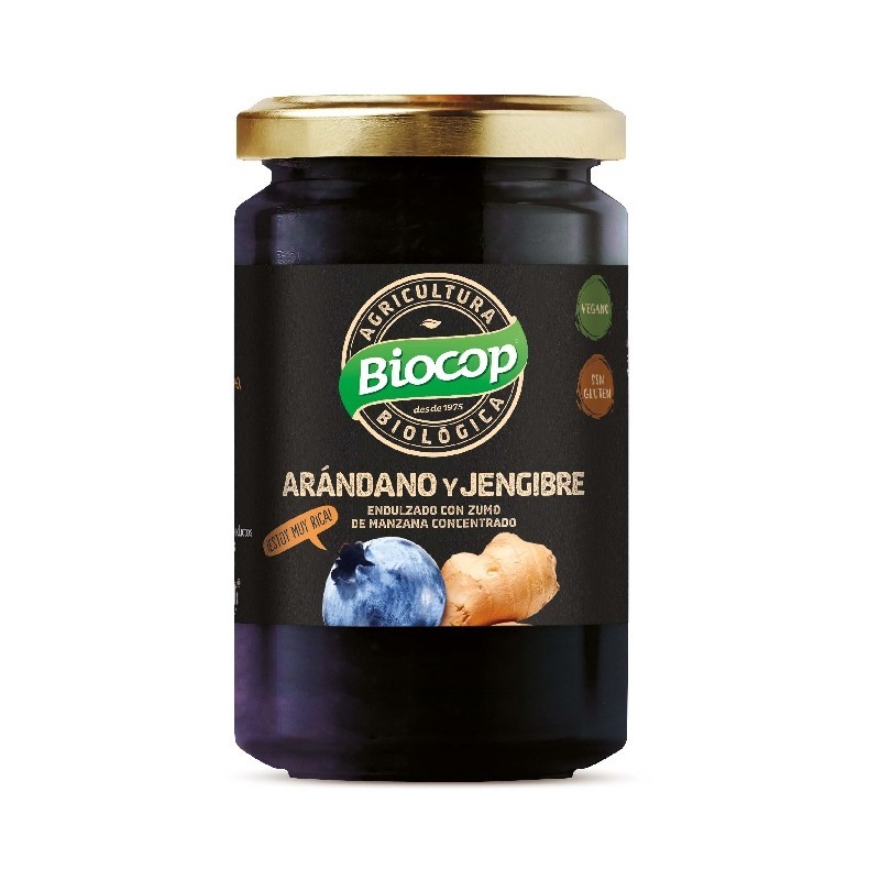 Biocop Compota de arandano jengibre bio 265g Biocop