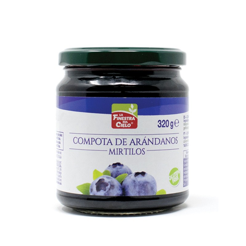 La finestra Compota de arandanos bio 320g La Finestra