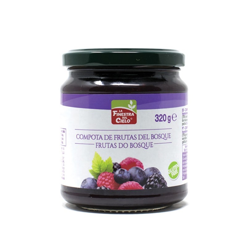 La finestra Compota de frutas del bosque bio 320g La Finestra