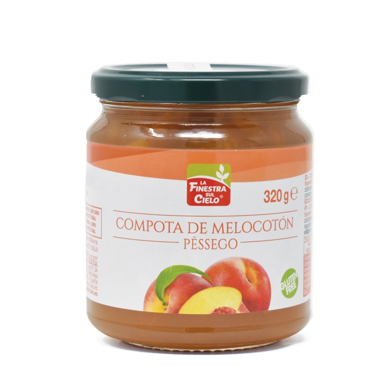 La finestra Compota de melocoton bio 280g La Finestra