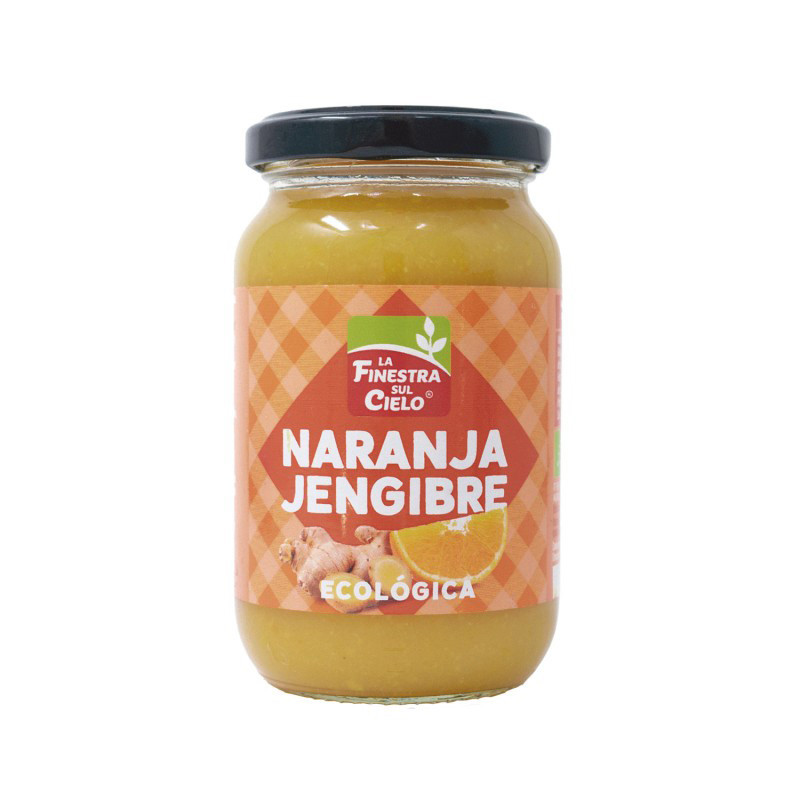 La finestra Compota de naranja y jengibre bio 280g La Finestra