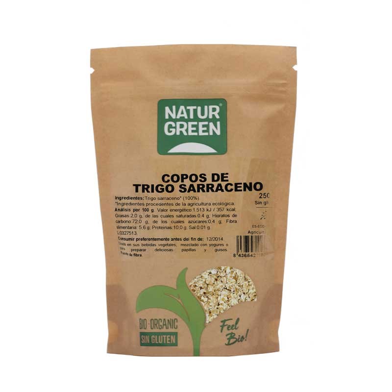 Naturgreen Copos de Trigo Sarraceno s/g Bio 250g Naturgreen