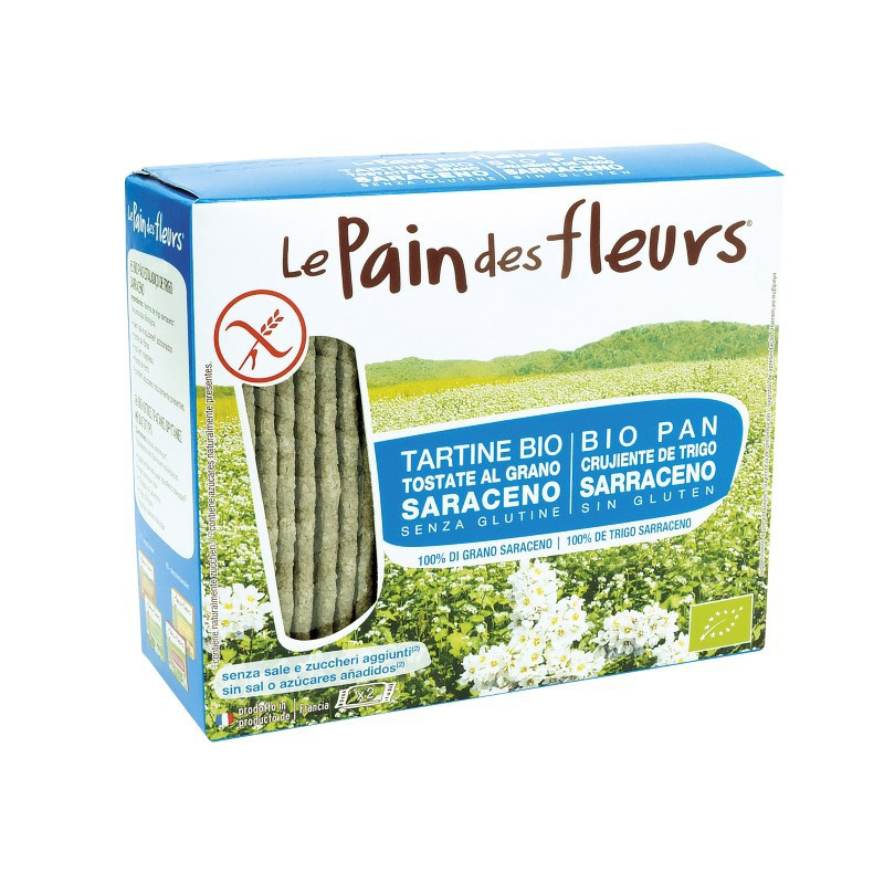 LE PAIN DES FLEURS Cracker Trigo sarraceno sin sal Bio 150g Le Pain des Fleurs