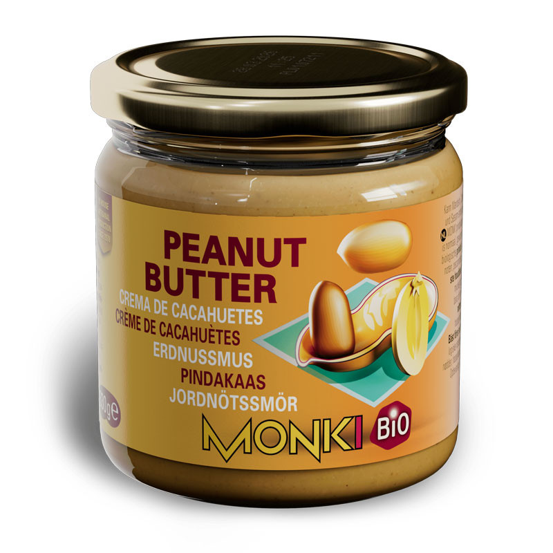 MON DECONATUR Crema de Cacahuetes SIN SAL 330g Monki
