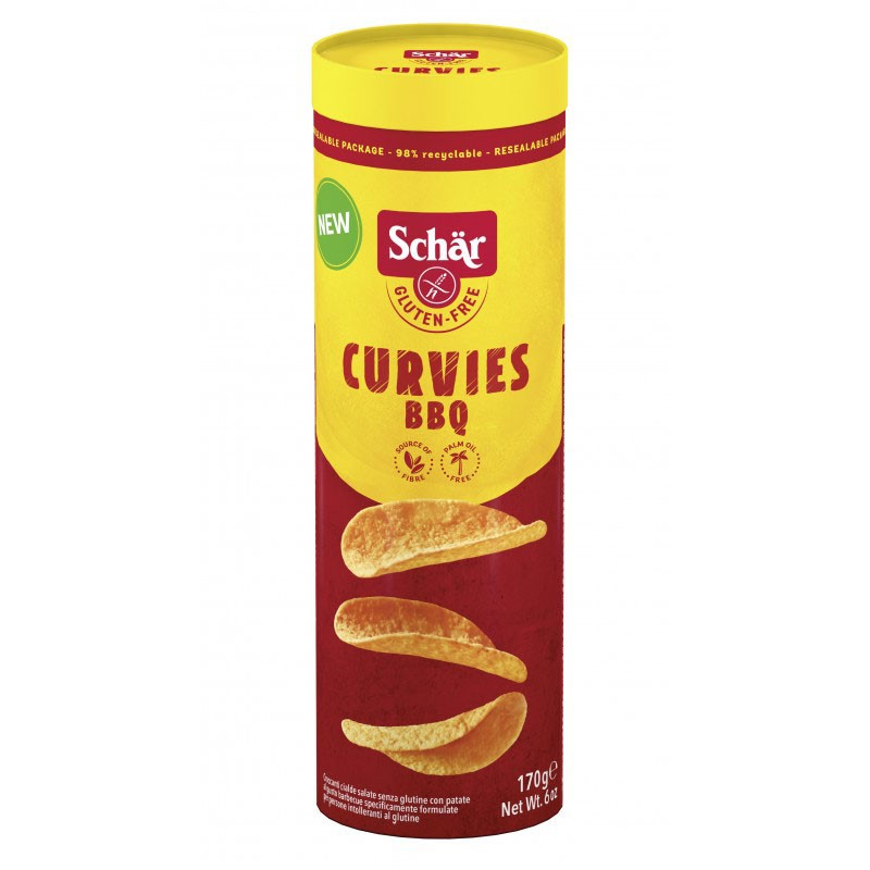 Schar Curvies BBQ (patatas crujientes) 170g Schar
