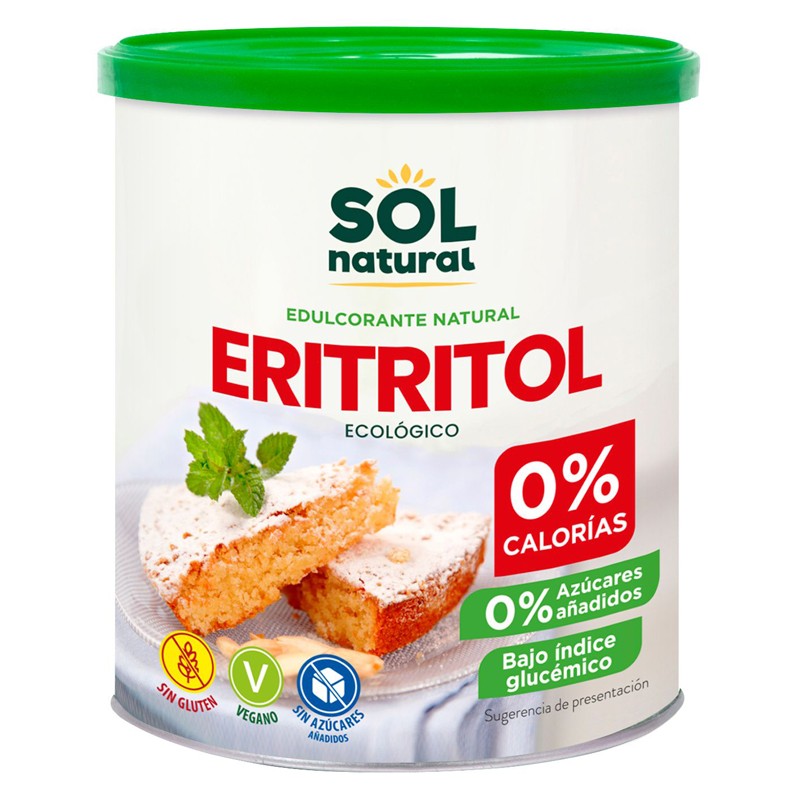 Sol Natural Eritritol en bote bio 500g Sol Natural