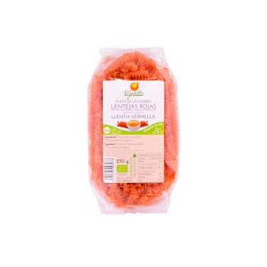 Vegetalia Espirales lentejas rojas s/gluten Bio 250g Vegetalia