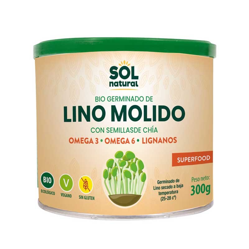 Sol Natural Germinado de lino molido con chia bio 300g Sol Natural