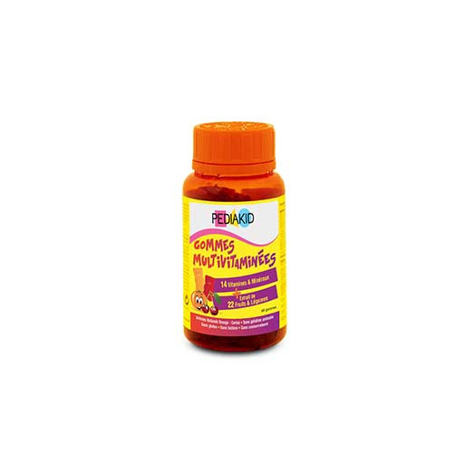 Pediakid Gominolas Multivitaminadas + 22 frutas 60 ositos Pediakid