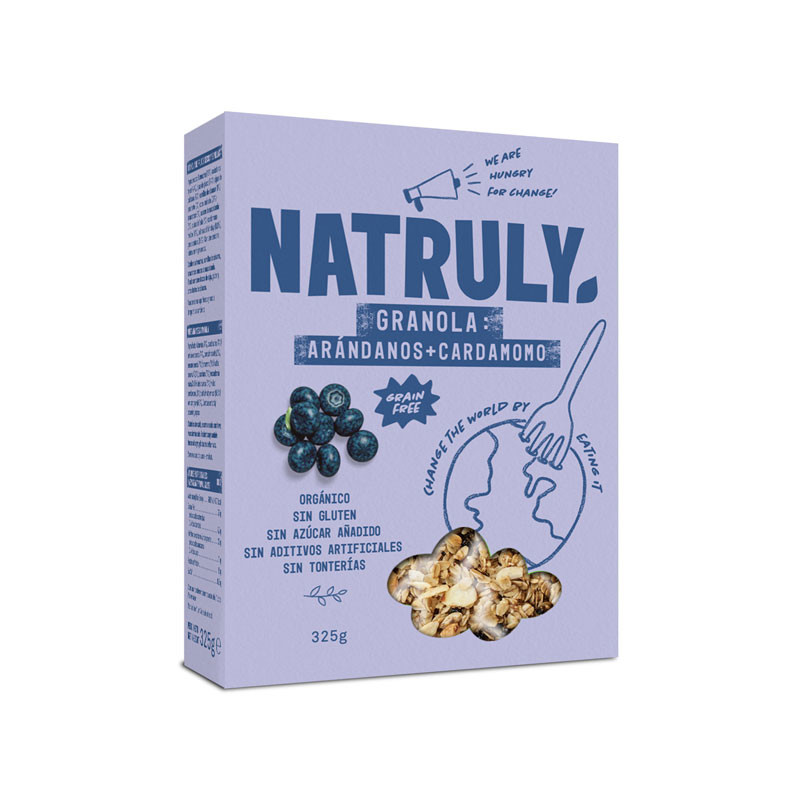 Natruly Granola de arandanos y Cardamomo Bio 325g Natruly