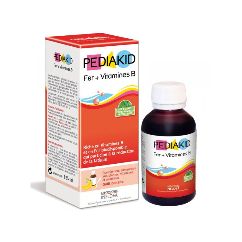 Pediakid Jarabe infantil hierro + vitaminas B 125ml Pediakid