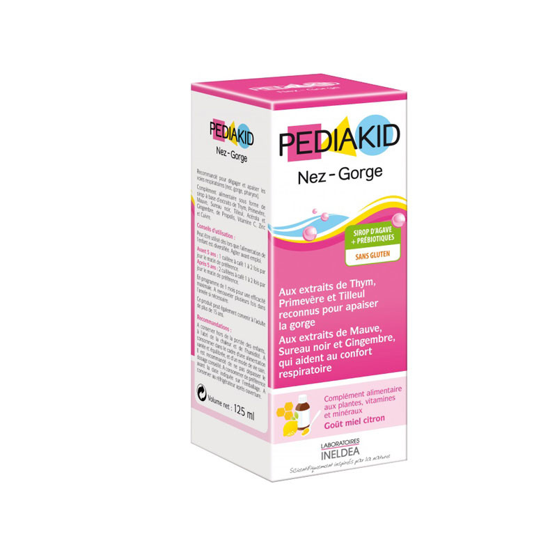 Pediakid Jarabe infantil nariz-garganta 125ml Pediakid