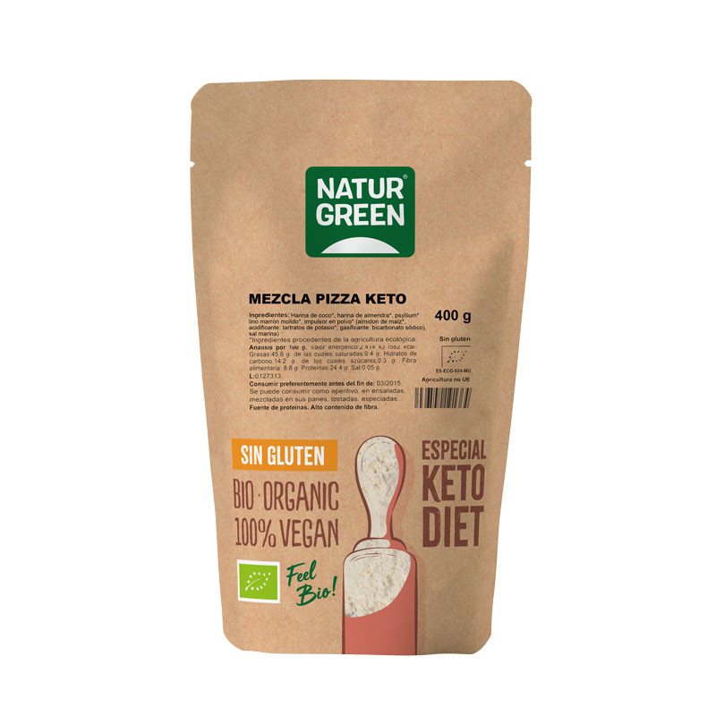 Naturgreen Mezcla Pizza Keto Bio 400g Naturgreen