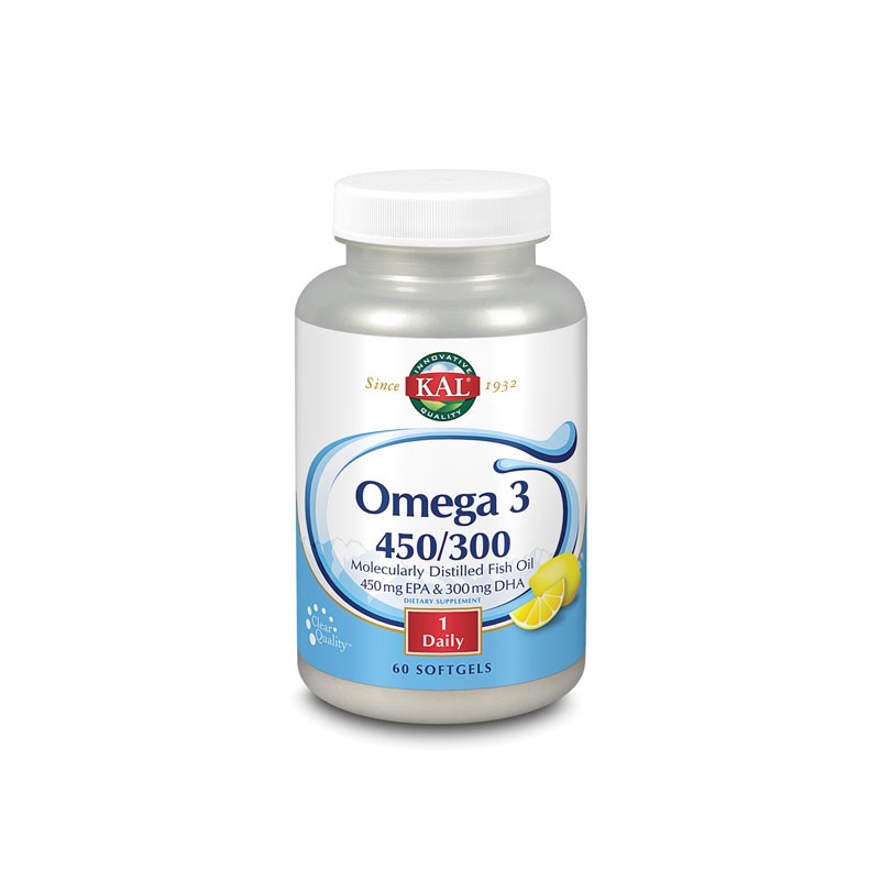 Kal Omega 3 450(EPA)/300(DHA) 60 perlas KAL