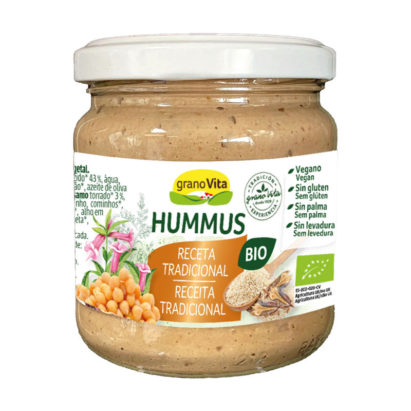Granovita Pate Hummus tradicional Bio cristal 175g Granovita