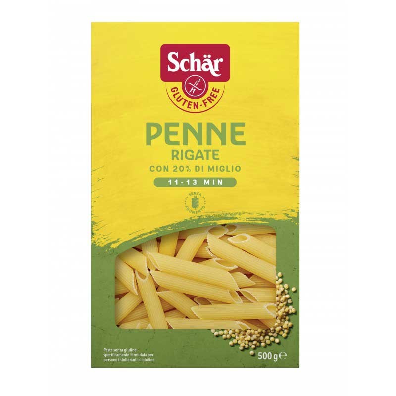 Schar Penne macarrones 500g Schar
