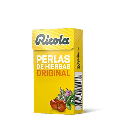 Ricola Perlas de hierbas original sin azucar 25 g Ricola